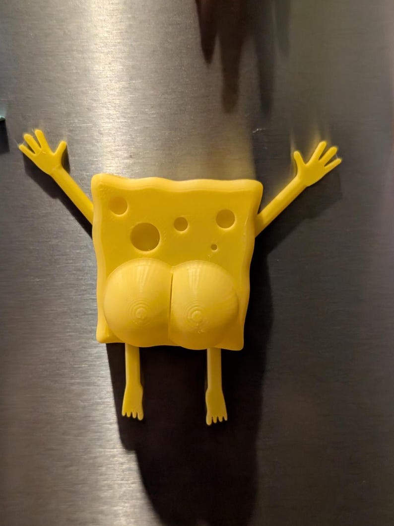 Sea Sponge and friends butt magnets - pen and note holders