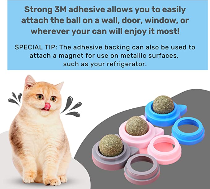 Renolve Balls for Cats Wall Mount