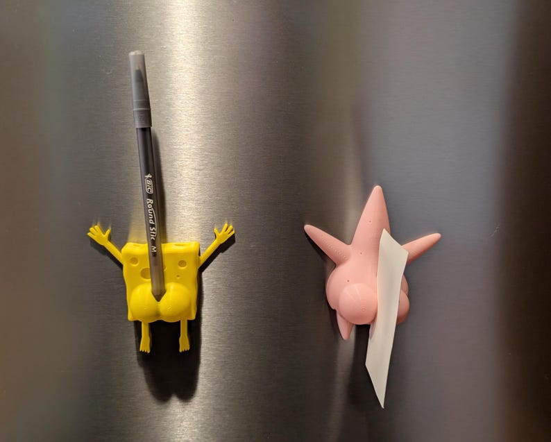 Sea Sponge and friends butt magnets - pen and note holders