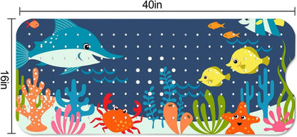 Ocean Sharks Kids Bathtub Mat