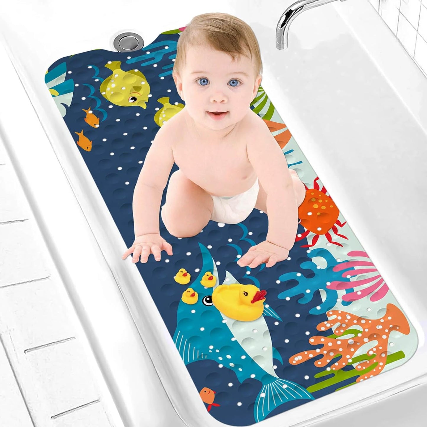 Ocean Sharks Kids Bathtub Mat