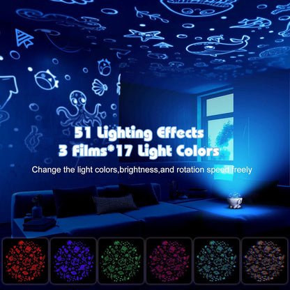 Ocean Star Night Light Projector