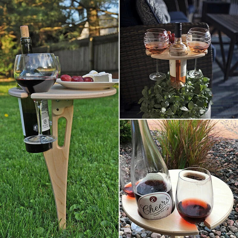 Folding Wine Table