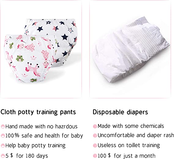 Renolve Pants 4 Pack 100% cotton