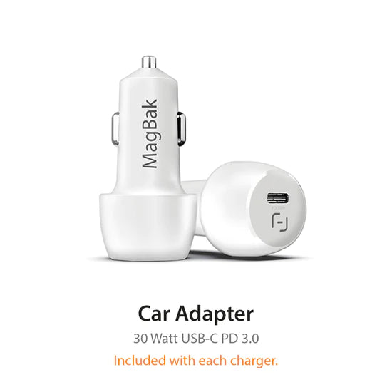 MagBak Wireless Charger - USB Car Adapter Included (Ships end of September)