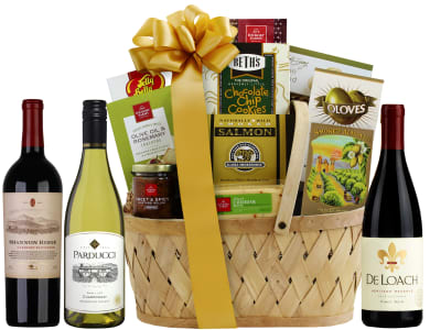 California Wine Tour Gift Basket