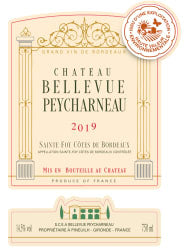 Chateau Bellevue Peycharneau Bordeaux Superieur 2019